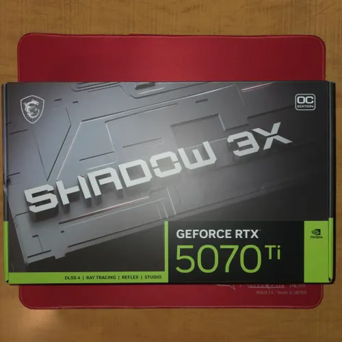 Placa de Vídeo MSI NVIDIA GeForce RTX 5070 Ti Shadow 3X OC, 16GB