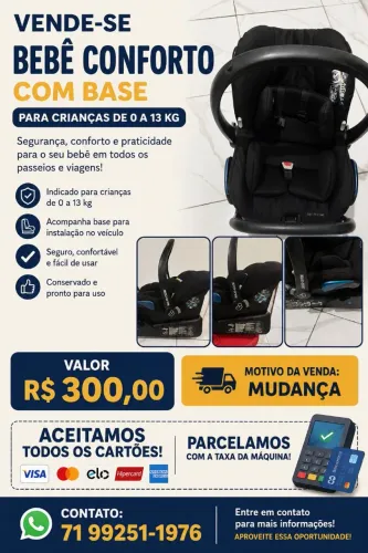 Bebê Conforto com Base 0 a 13kg