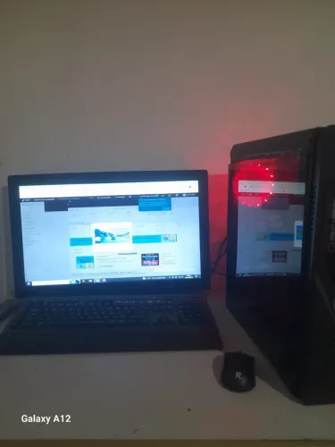 Pc Gamer i5 SSD Ddr4 Monitor 24 Polegadas CPU Acrílico Led Teclado e Mouse Sem Fio Wi-Fi