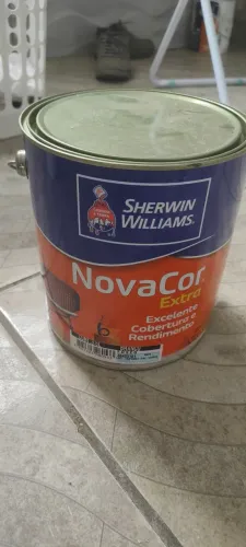 Tinta acrílica Sherwin Williams branco fosco 3,6 litros