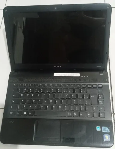 Notebook Sony Vaio não liga