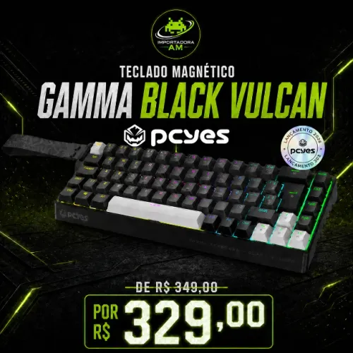 Teclado Magnético PCYES Gamma Black Vulcan