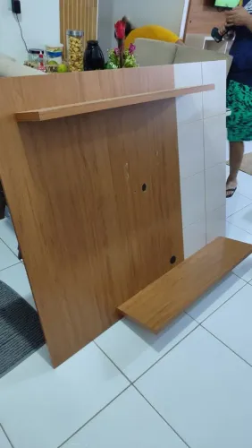 Painel em MDF para tv de 55 polegadas