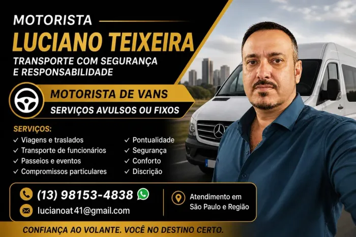 ? LUCIANO TEIXEIRA - TRANSPORTE EXECUTIVO E TURISMO ?