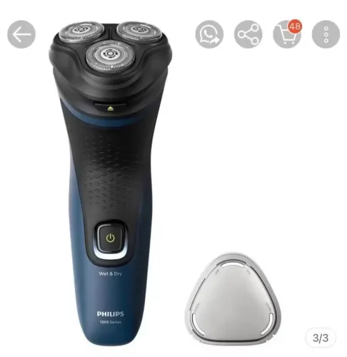 Barbeador elétrico Philips bivolt