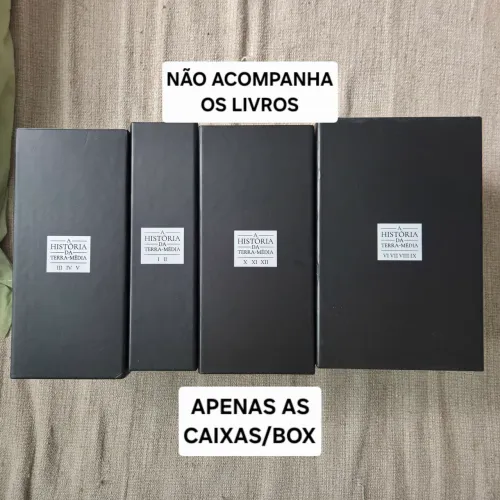 caixas historias da terra media tolkien senhor dos aneis