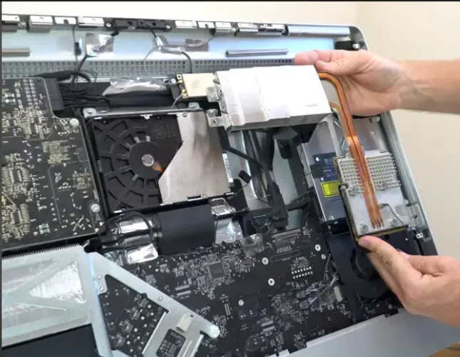 PLACA DE VIDEO COMPLETA DO IMAC 1312 27 POLEGAS