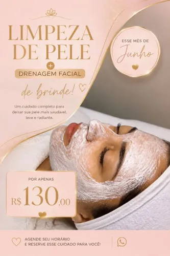 Limpeza de pele + drenagem facial em candeias