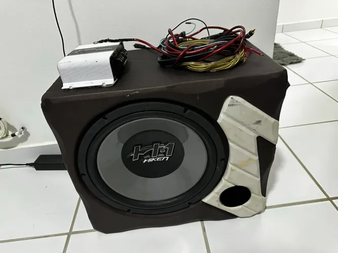 Caixa subwoofer 12? + potência