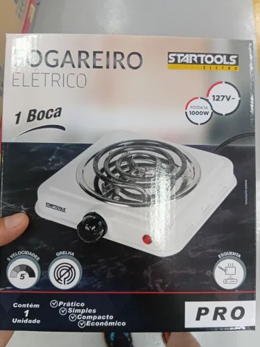 Fogareiro elétrico 1000 watts 