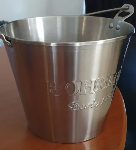 Balde de gelo e porta-garrafas inox BOHEMIA 5 litros