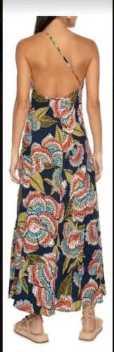 Vestido Fenda Floral Espectro - Farm P