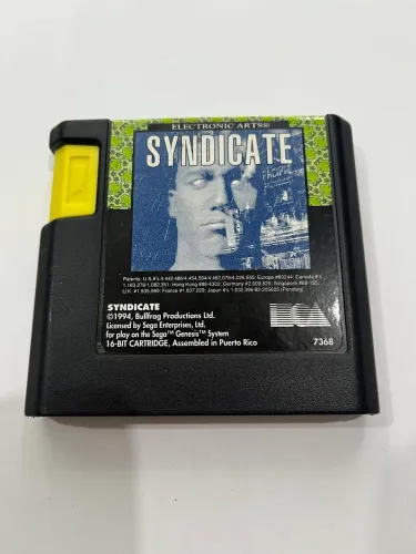 mega drive syndicate jogo original