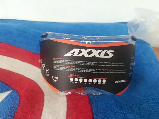 Viseira capacete axxis ghostfighter transparente NOVA