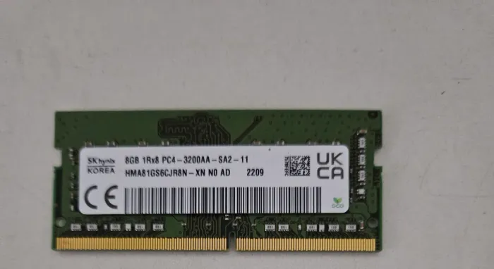 Memória DDR4 3200MHZ 8gb Para Laptops