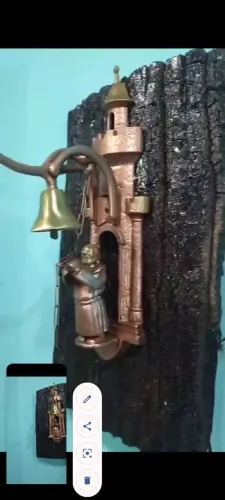 Sino Bronze Padre+Tronco Rústico