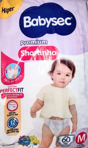 Pack Fralda babysec shortinho M (4pct)