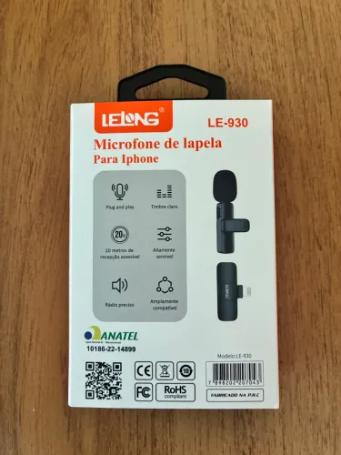 Microfone de lapela Para Iphone