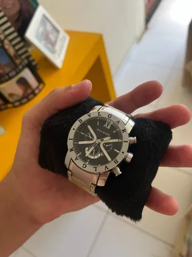 Relógio Bvlgari Seminovo, com marcação de Data