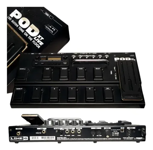 Pedaleira Multi Efeitos Line 6 Pod Xt Live Para Guitarra Pedaleira Multi Efeitos Line 6 Po