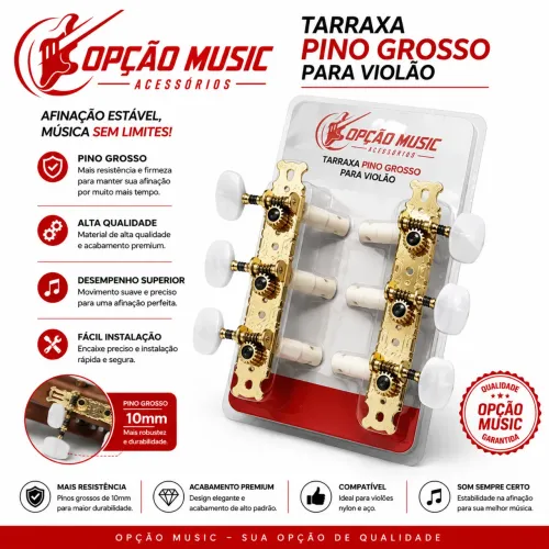 Tarraxa pino grosso pra violão