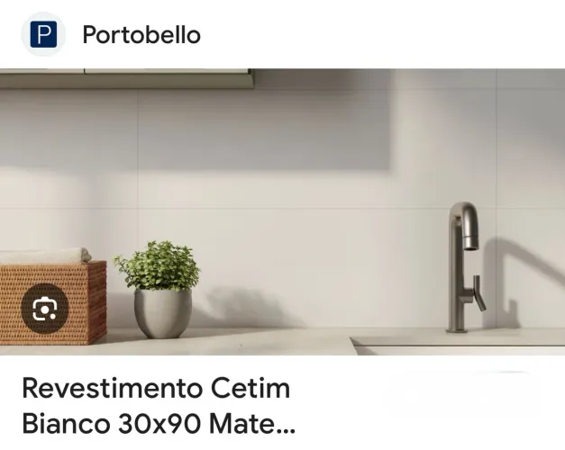 CETIM BIANCO PORTOBELLO, 30x90 cm, Mate