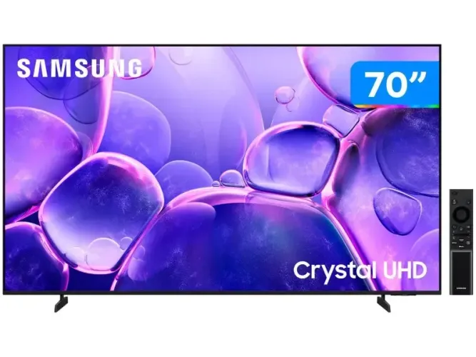 Smart TV 70" Samsung UHD 4K Crystal U8500F UN70U8500FGXZD
