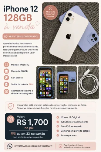 Celular IPhone 12 
