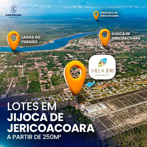Loteamento Villa Jeri Localizado no principal acesso ao Parque Nacional de Jericoacoara