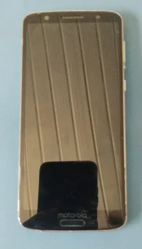 Tela Frontal Completa com Aro Moto G6 Plus Original Usada - Valparaíso