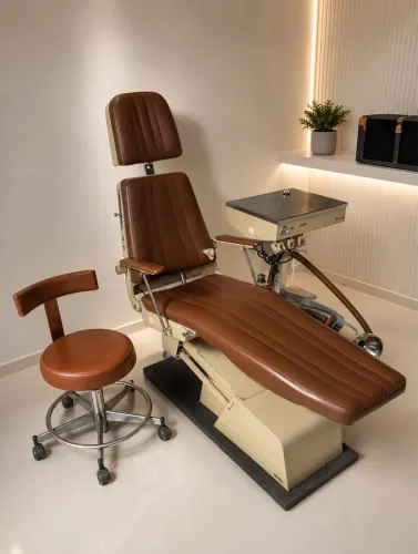 CONJUNTO ESTÉTICA/ODONTOLÓGICO VINTAGE COMPLETO ? ESTILO RETRÔ PREMIUM