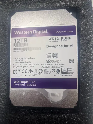 HD INTERNO WD 12TB PRO PURPLE