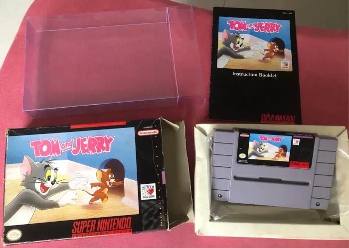 Tom e Jerry Super Nintendo Snes 100% Original e Completo