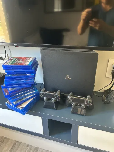 PS4 PRO + JOGOS TROCO PS5 e VOLTO $