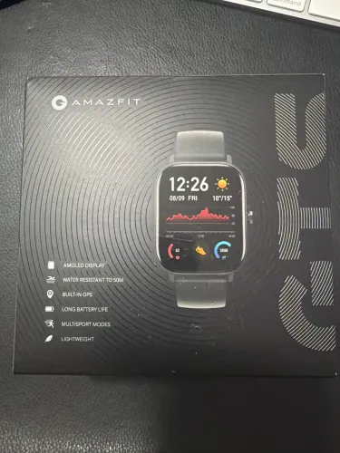 Smartwatch Amazfit GTS Tela Amoled, à prova d?água e GPS