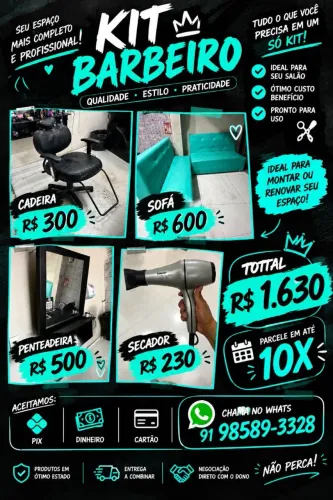 Kit barbearia