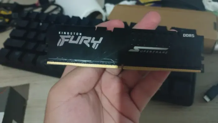 Memória DDR5 Kingston Fury SuperFrame EXPO, 2x8GB, 5600MHz, Black