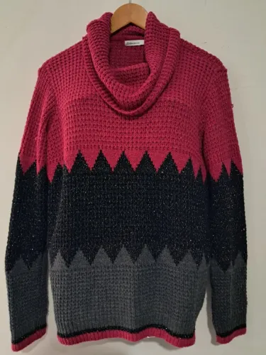 Blusa de lã tipo tricô tam g