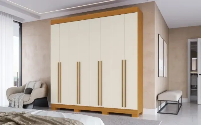 Guarda Roupa 8 Portas 100% MDF Stella