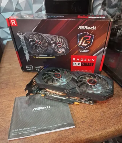Placa de video Rx 570 8gb
