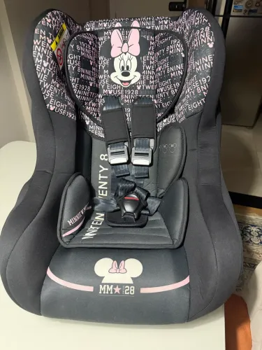 Cadeira infantil e protetor para carro