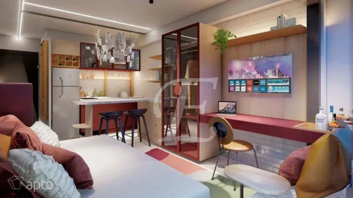 Studio com 1 dormitório à venda, 24 m² por R$ 319.900,00 - Campo Belo - São Paulo/SP