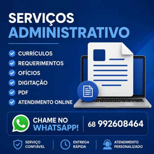 Serviços Administrativos Rápidos e Profissionais online 