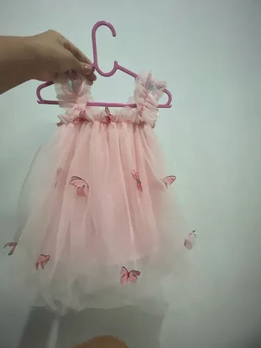 Vestido de aniversário um ano Jardim das borboletas