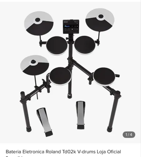 Bateria Eletrônica Roland V-Drums TD-02