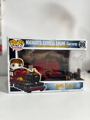 Funko Pop Rides 20 Hogwarts Express com Harry Potter - Original - Caixa Grande