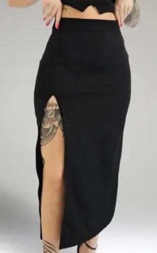 Saia estilo alfaiataria