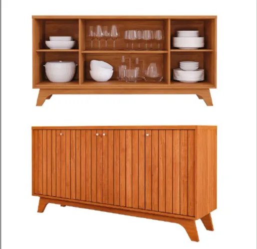 Buffet Isa 100% MDF- Entrega e Montagem grátis pra Fortaleza 