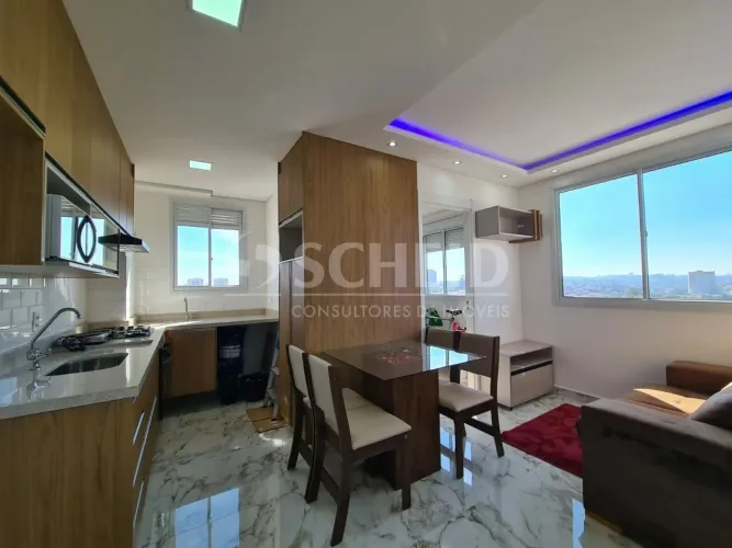 Apartamento para locação de 34,00m² útil, com 2 quartos no Jardim Prudência.