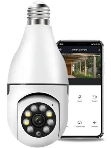 CAMERA LAMPADA DE SEGURANÇA
